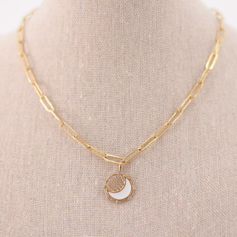 Collar LUNA WHITE