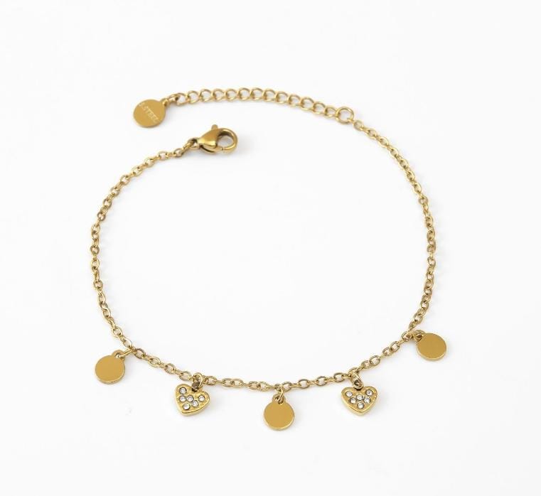 Pulsera corazones mini