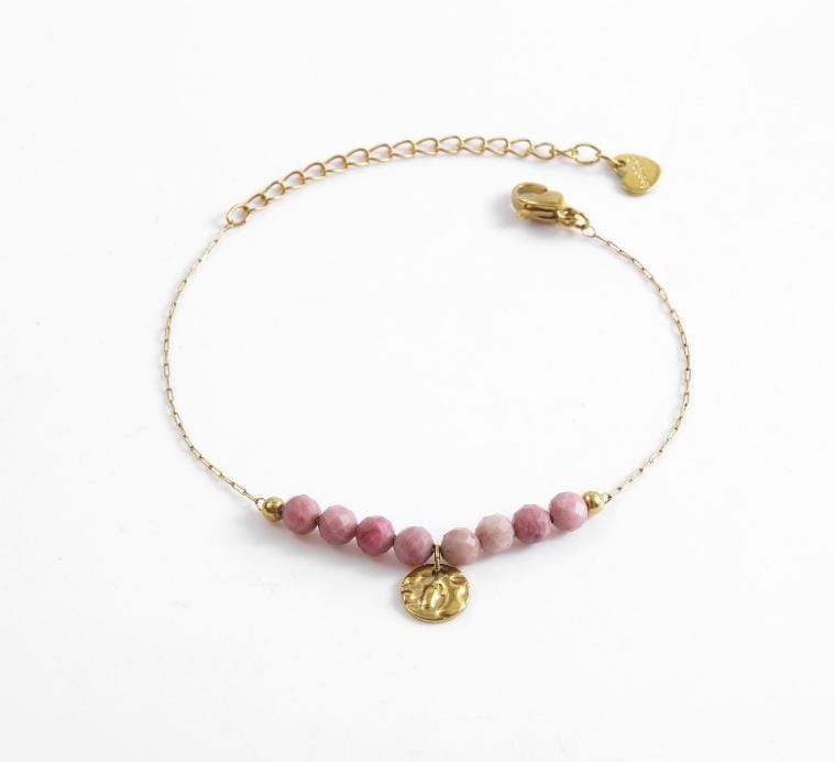 Pulsera cristales chapa