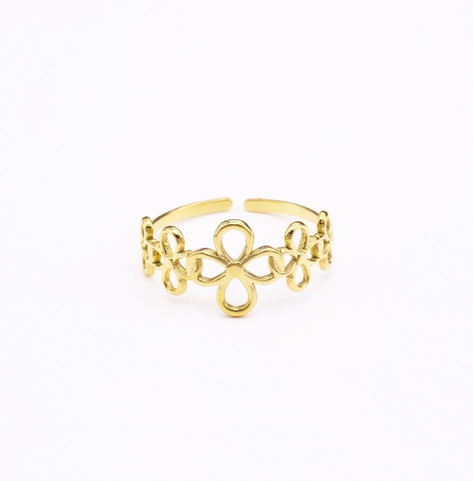 Anillo flores troquel
