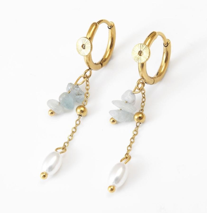 Pendientes Minerales PEARL