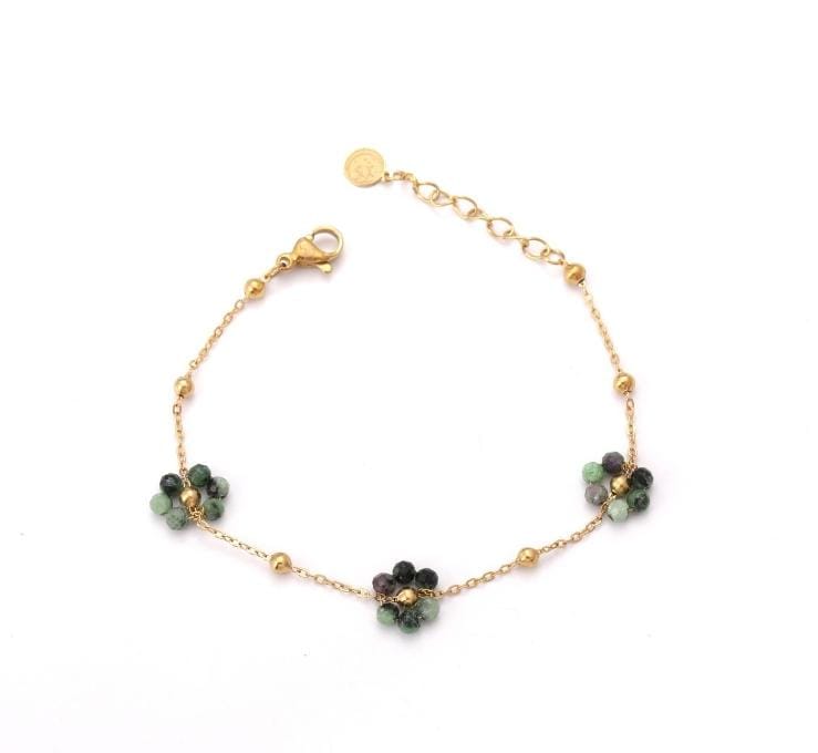 Pulsera cristals flores